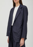 Washed Taffeta Blazer