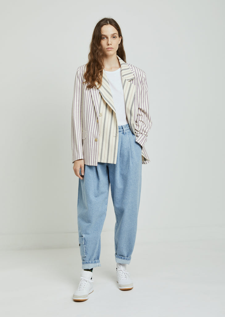 Double Layer Striped Jacket
