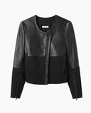 Leather Combo Jacket