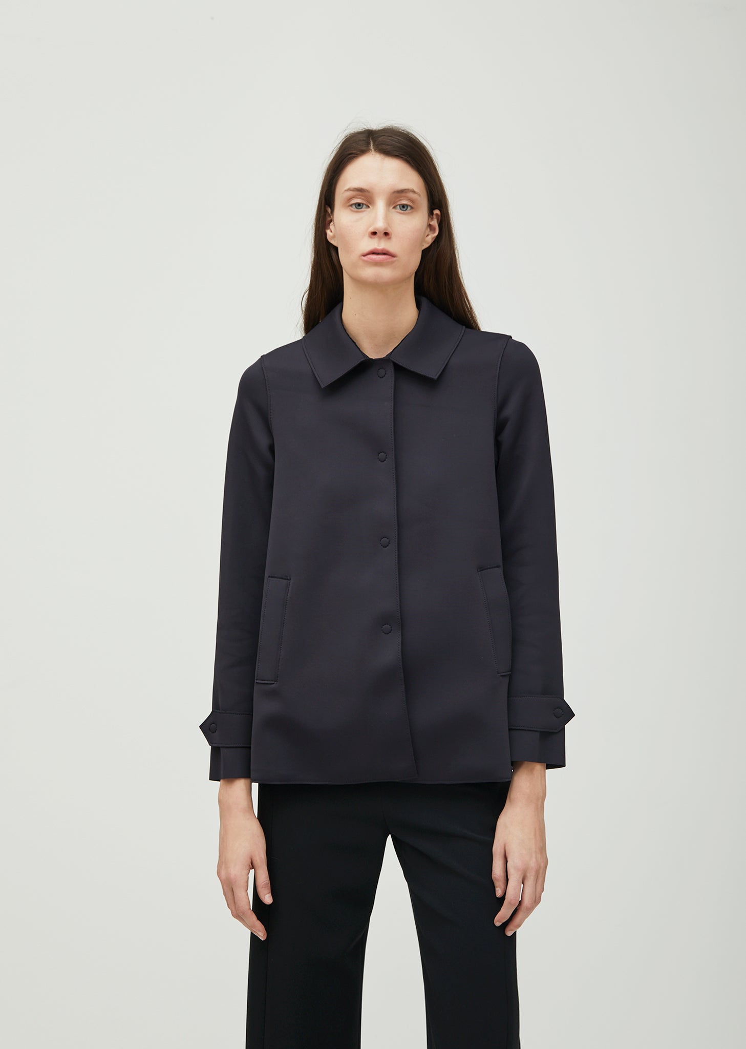 Short Loden Jacket by Harris Wharf London- La Garçonne