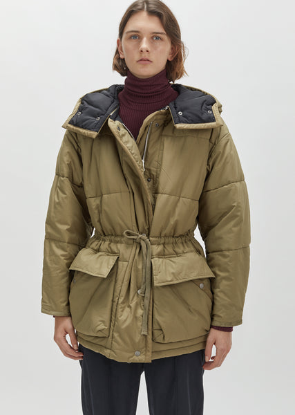 Bulle Belted Puffer Jacket by Isabel Marant Etoile- La Garçonne