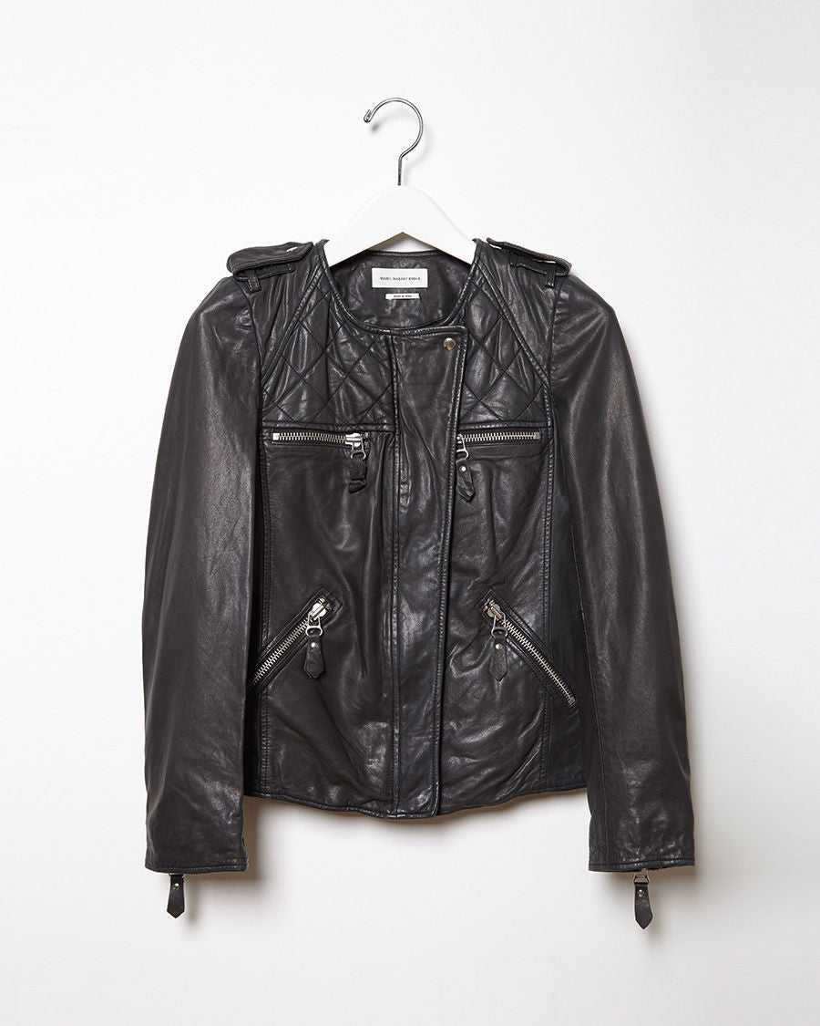Kady Leather Jacket – La Garçonne