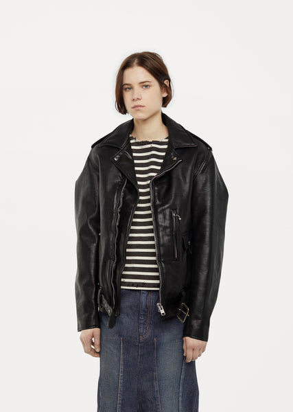 Synthetic Leather Jacket by Junya Watanabe - La Garçonne
