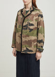 Vroom Camouflage Cotton Blend Military Jacket