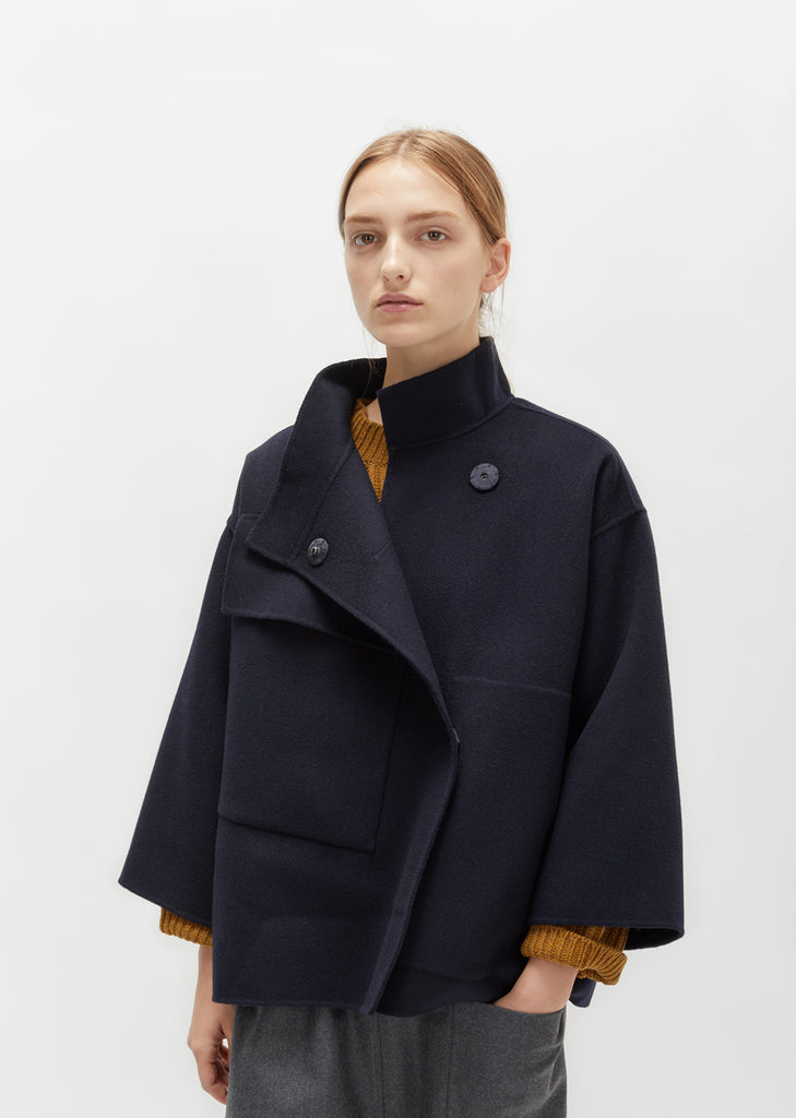 Double Faced Wool Cashmere Coat
