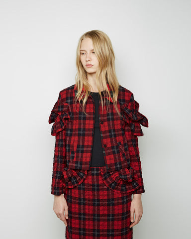 Tartan Seersucker Jacket