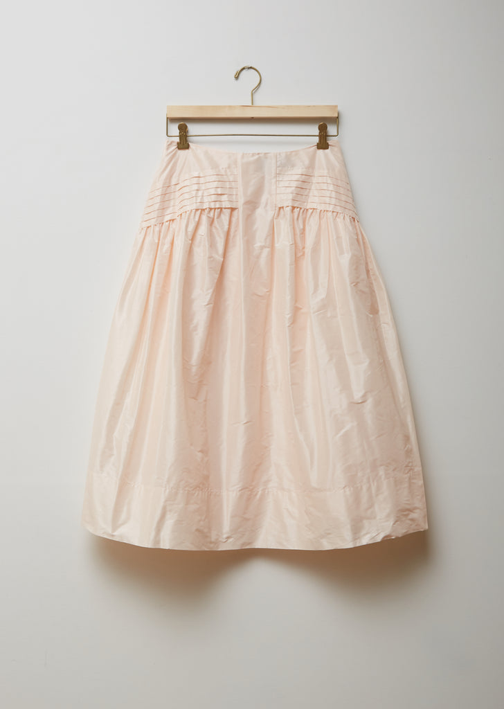 Pin Tuck Full Skirt