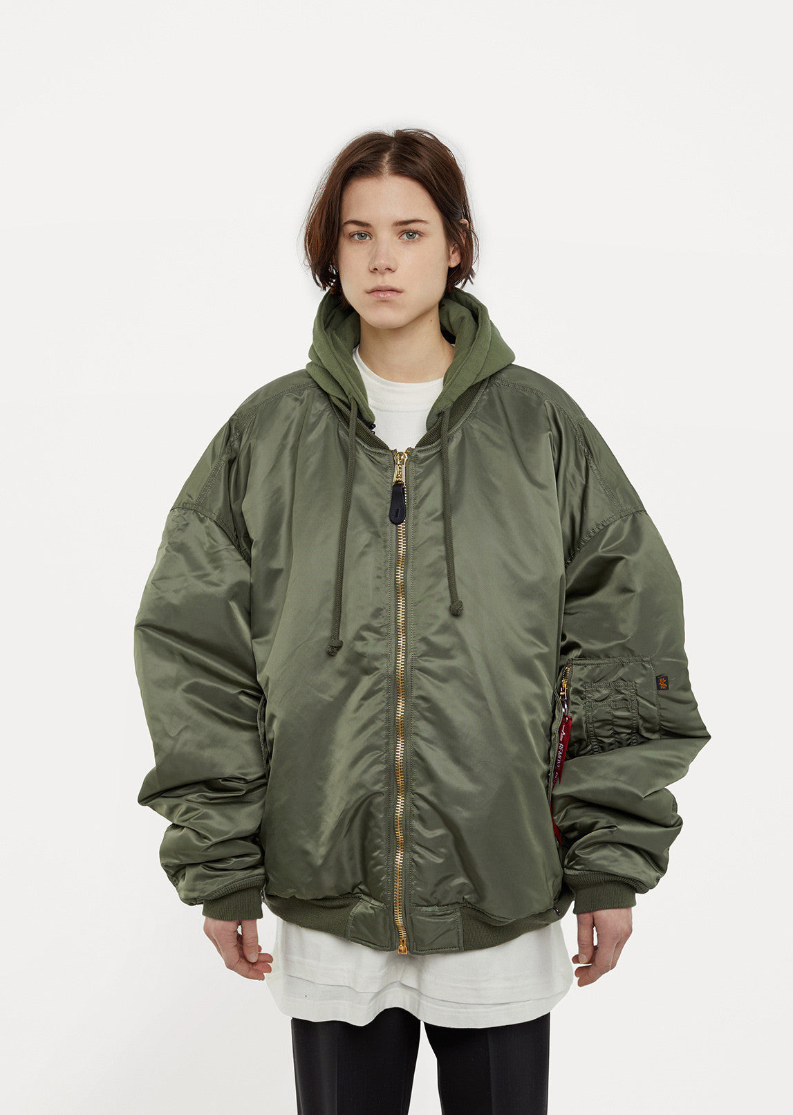 X Alpha Industries Oversized Reversible Bomber by Vetements