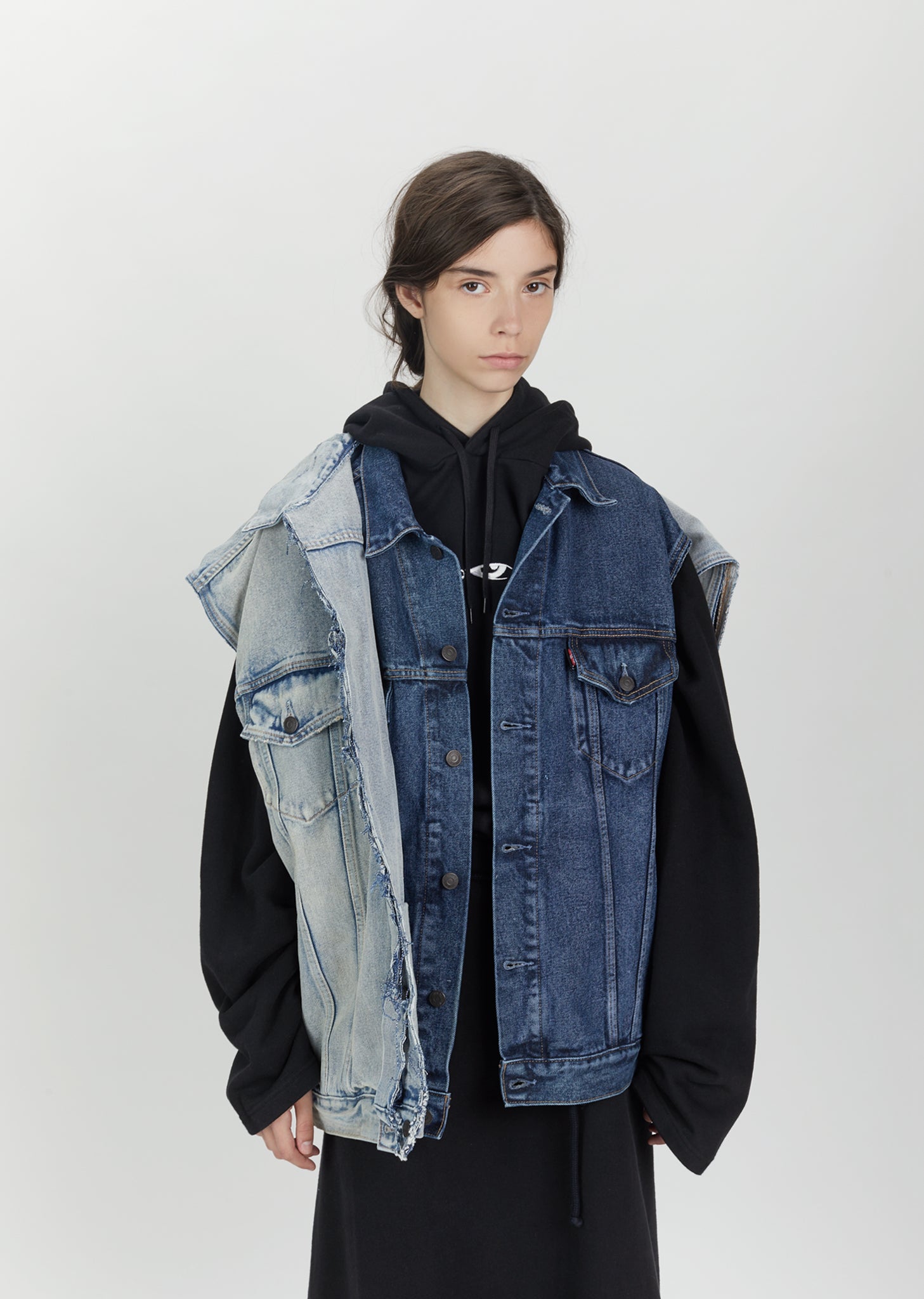 Double Denim Vest by Vetements- La Garçonne