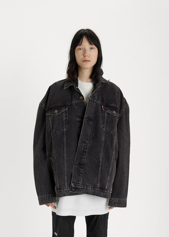 X Levi's Hooded Denim Jacket