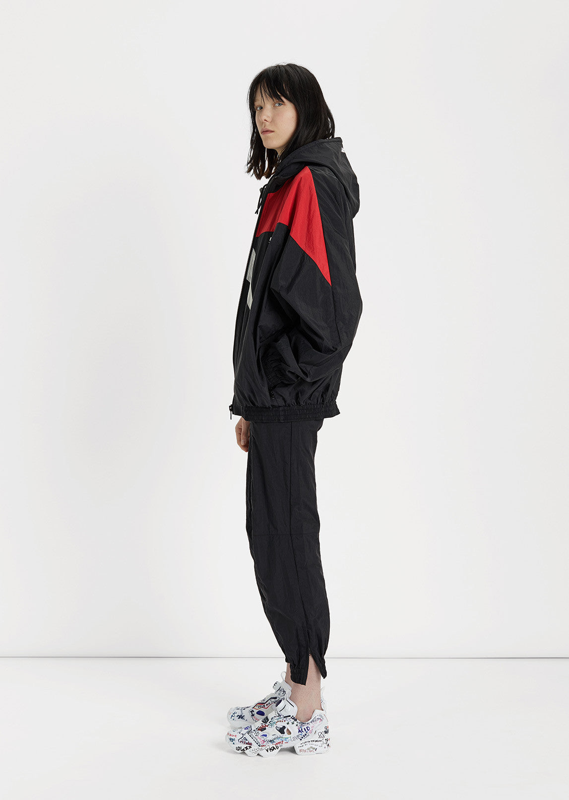 Vetements X Reebok Cropped Track Pants  Sportswear design, Sport outfits,  Jackets