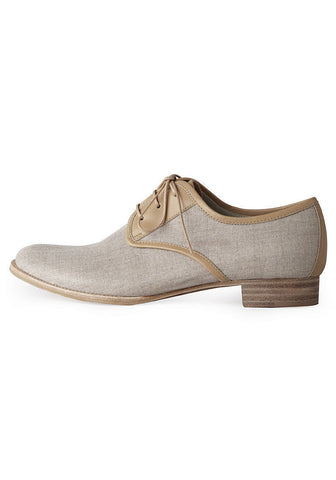 Lace-Up Canvas Oxford