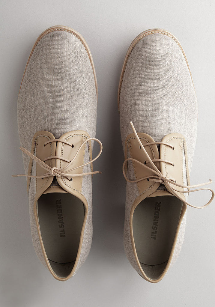 Lace-Up Canvas Oxford