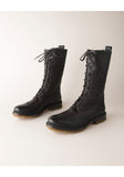 Lace-Up Shearling Boot