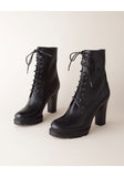 Laced High Heeled Boot