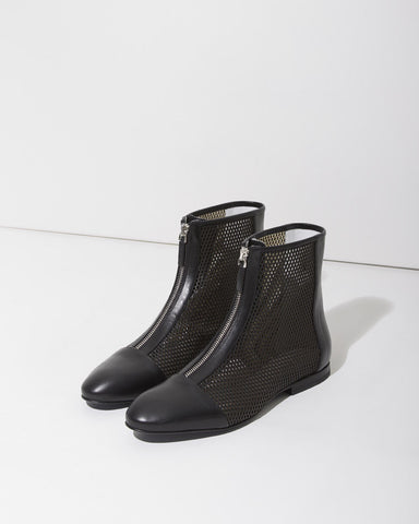 Laser Cut Ankle Boot