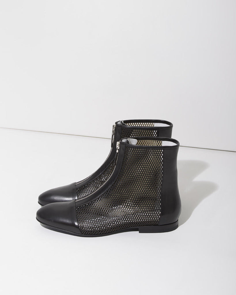 Laser Cut Ankle Boot