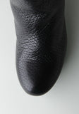 Pebble Leather Wedge Boot