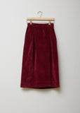 Velvet Elasticated Skirt