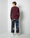 Cropped Patchwork Jean