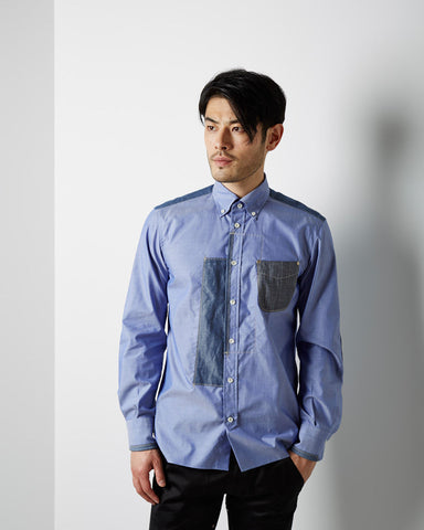 Patchwork Chambray Shirt