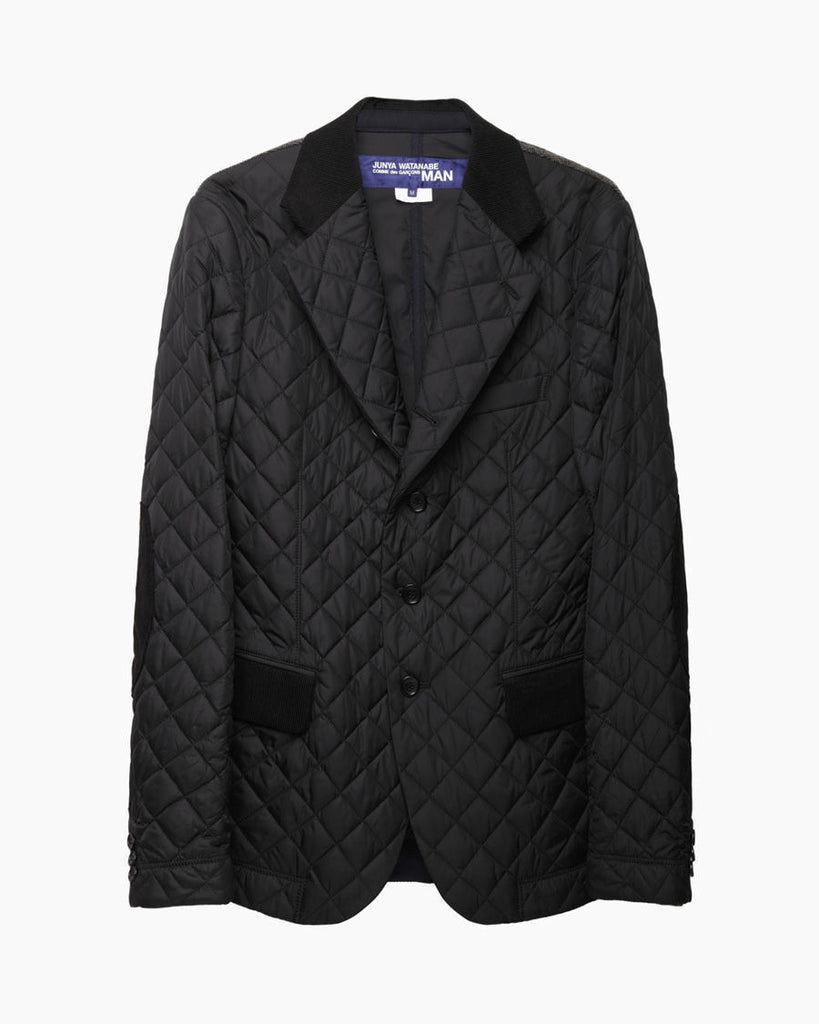 Quilted Combo Blazer