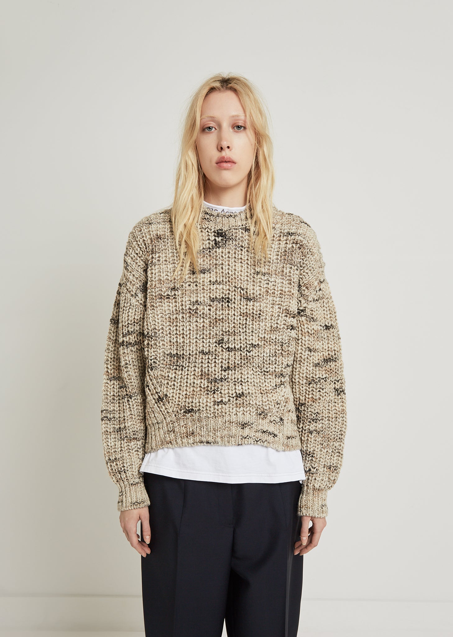 Zora Multicolor Yarn Sweater by Acne Studios- La Garçonne