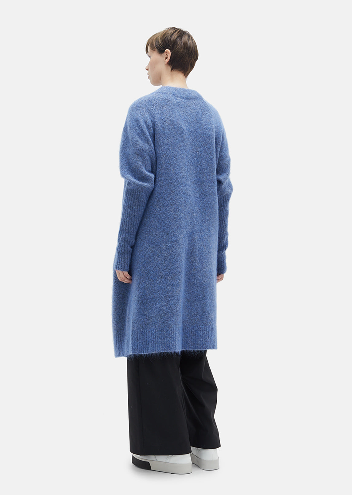 Graphic Mohair Long Cardigan - Ready-to-Wear 1AAGNG