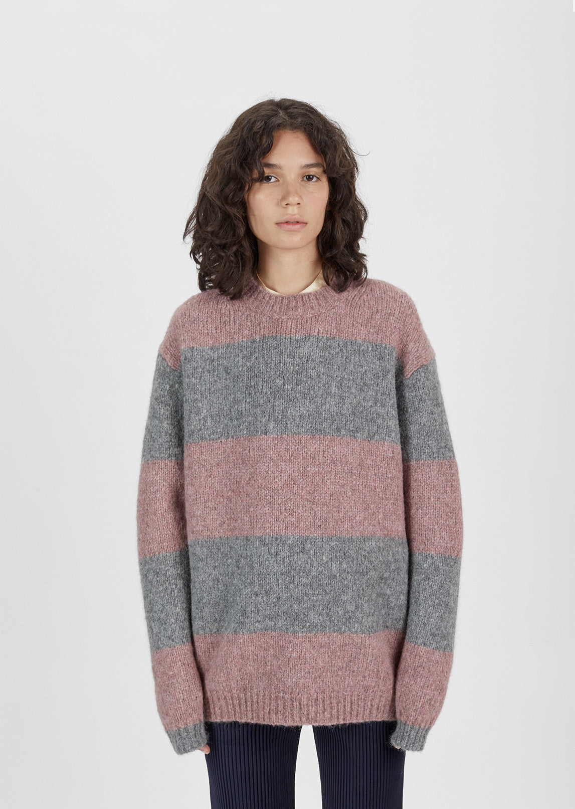 Albah Alpaca Striped Sweater by Acne Studios- La Garçonne