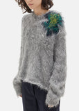 Fhira Hairy Knit Sweater