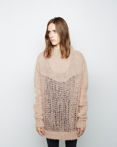 Ocean Oversized Mohair Knit