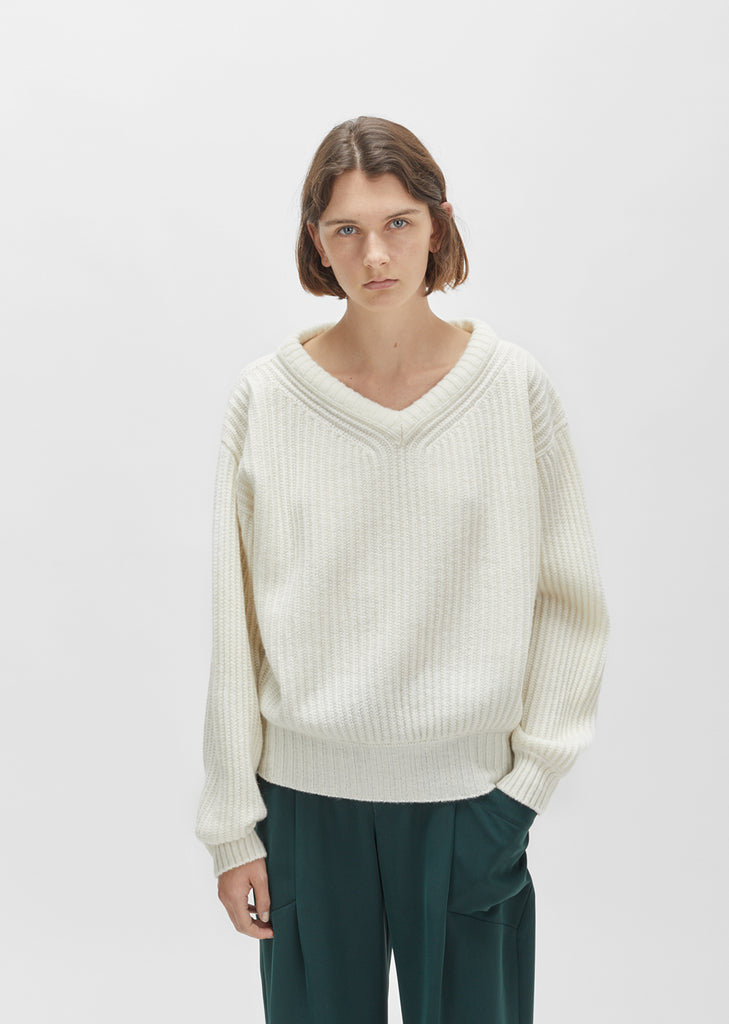 Shetland Large V-Neck Sweater