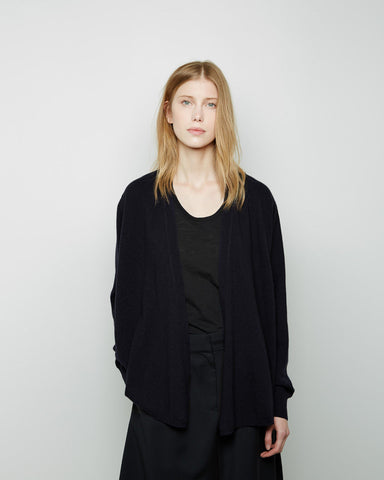 Draped Cashmere Cardigan