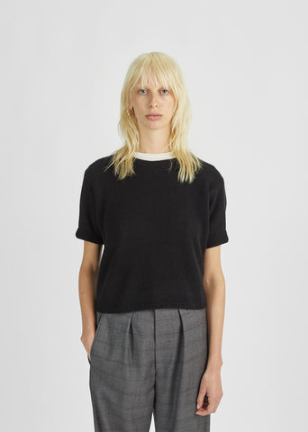 Short Sleeved Cashmere Sweater
