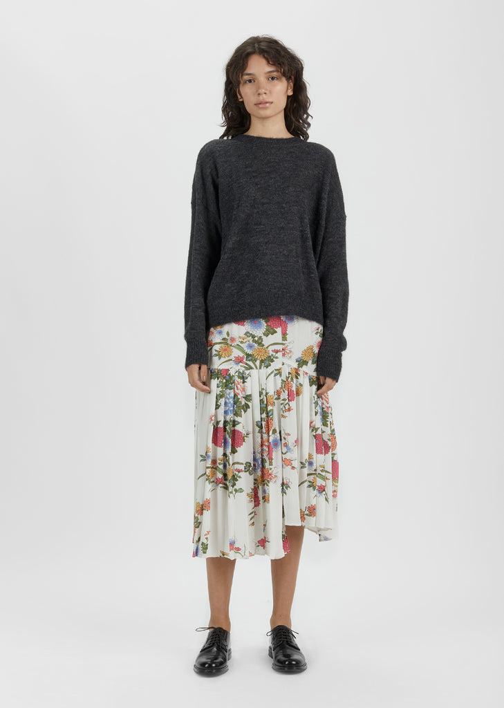 Inaya Asymmetrical Printed Skirt