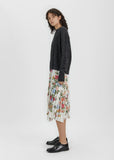 Inaya Asymmetrical Printed Skirt