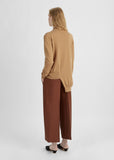 Asymmetric Hem Cashmere Sweater