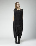 Embroidered Cocoon Top