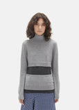 Cashmere Silk Turtleneck Sweater