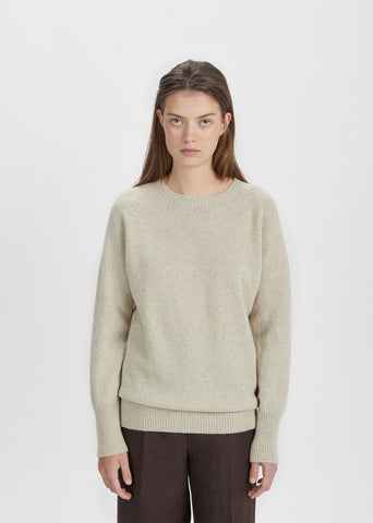 Oversized Cashmere Crewneck Sweater