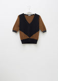 Color Block Merino Cashmere Sweater