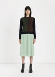 Reversible Wool Gauze Skirt