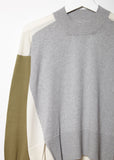 Colorblock Cotton Sweater