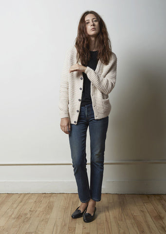 Sylvia Alpaca Handknit Cardigan
