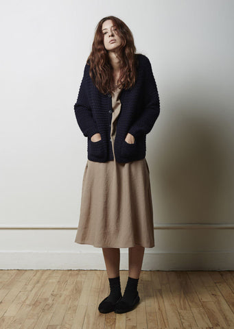Sylvia Alpaca Handknit Cardigan