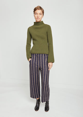 Priev Striped Terry Wool Pants