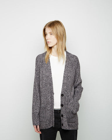 Marled Mohair Cardigan