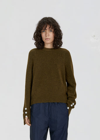 Pearl Cuff Pullover
