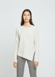 Overwashed Cable Rib Sweater