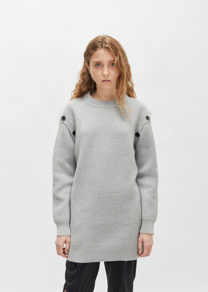 Wool Cashmere Tunic Sweater